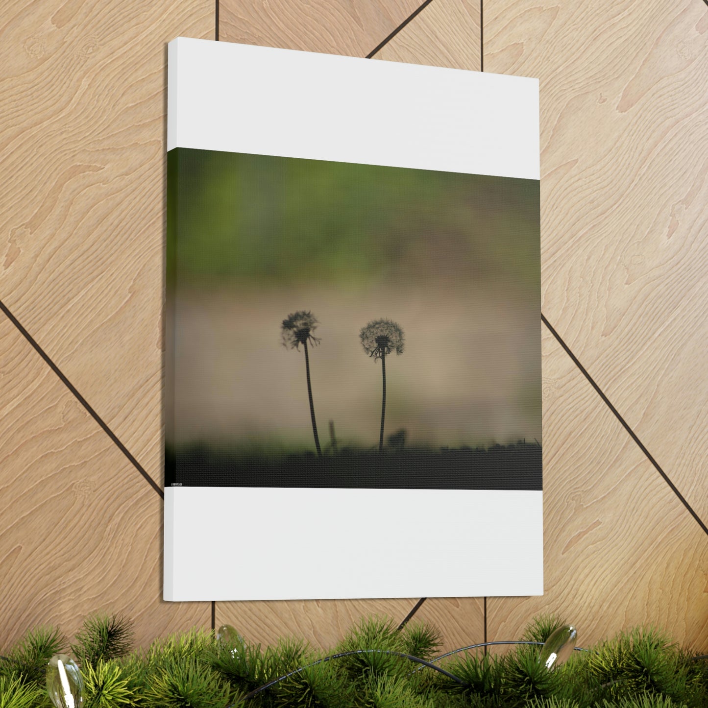 Dandelions Opposing Part 1 Canvas