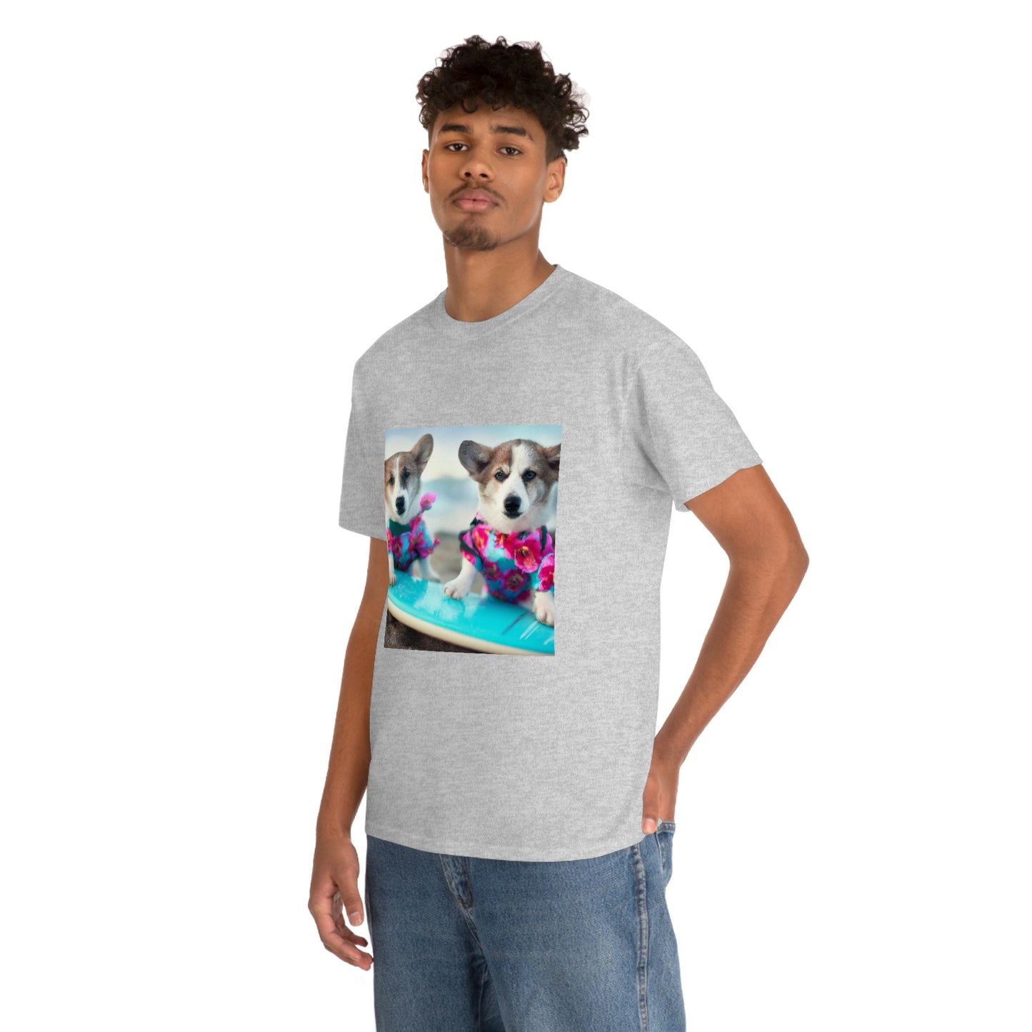 Surfs Up Corgi Tshirt