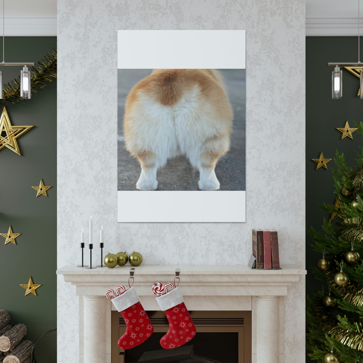 Corgi Butt Canvas