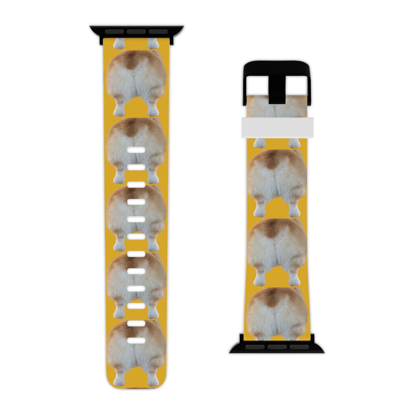 Yellow Corgi Butt Watch Band for Apple Watch