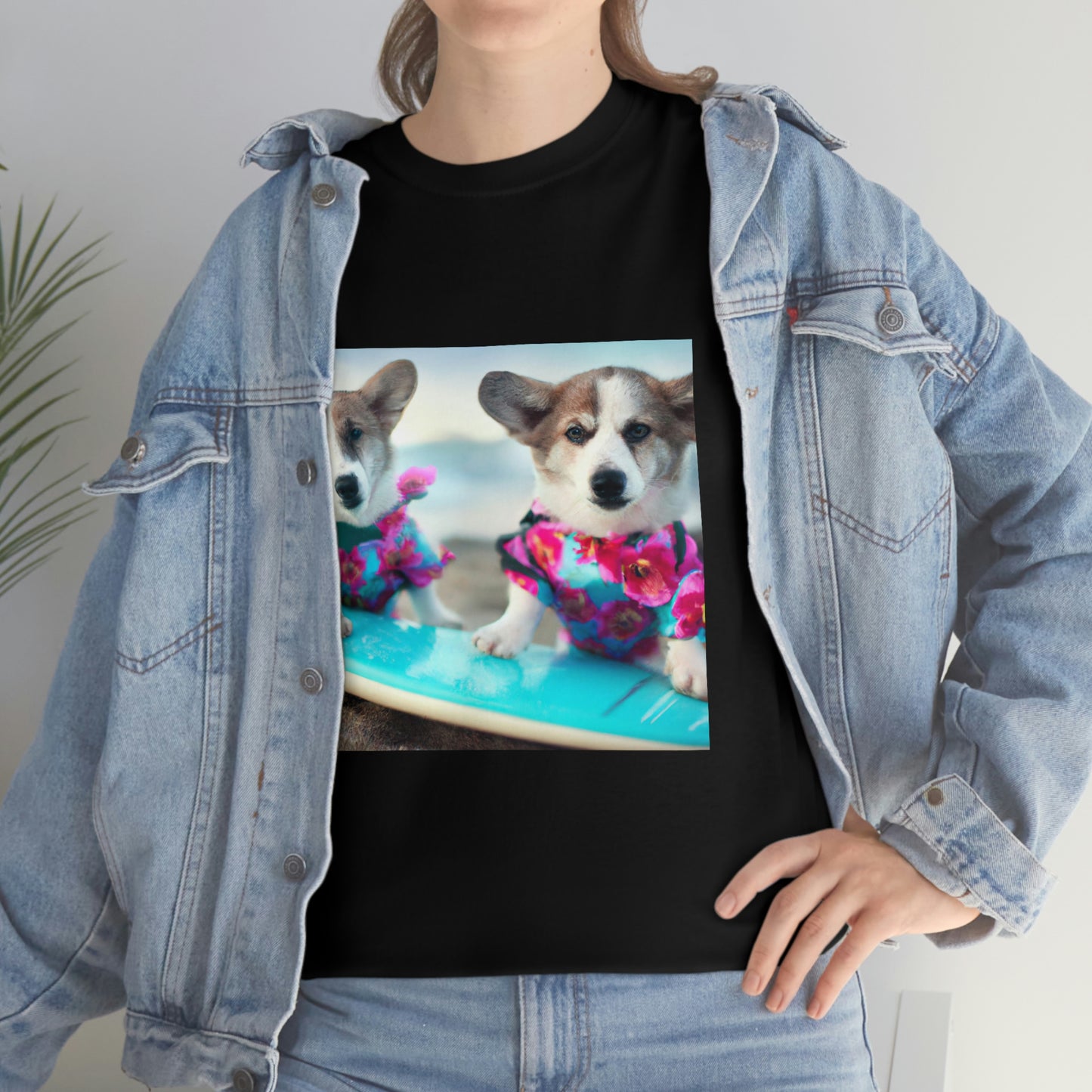 Surfs Up Corgi Tshirt