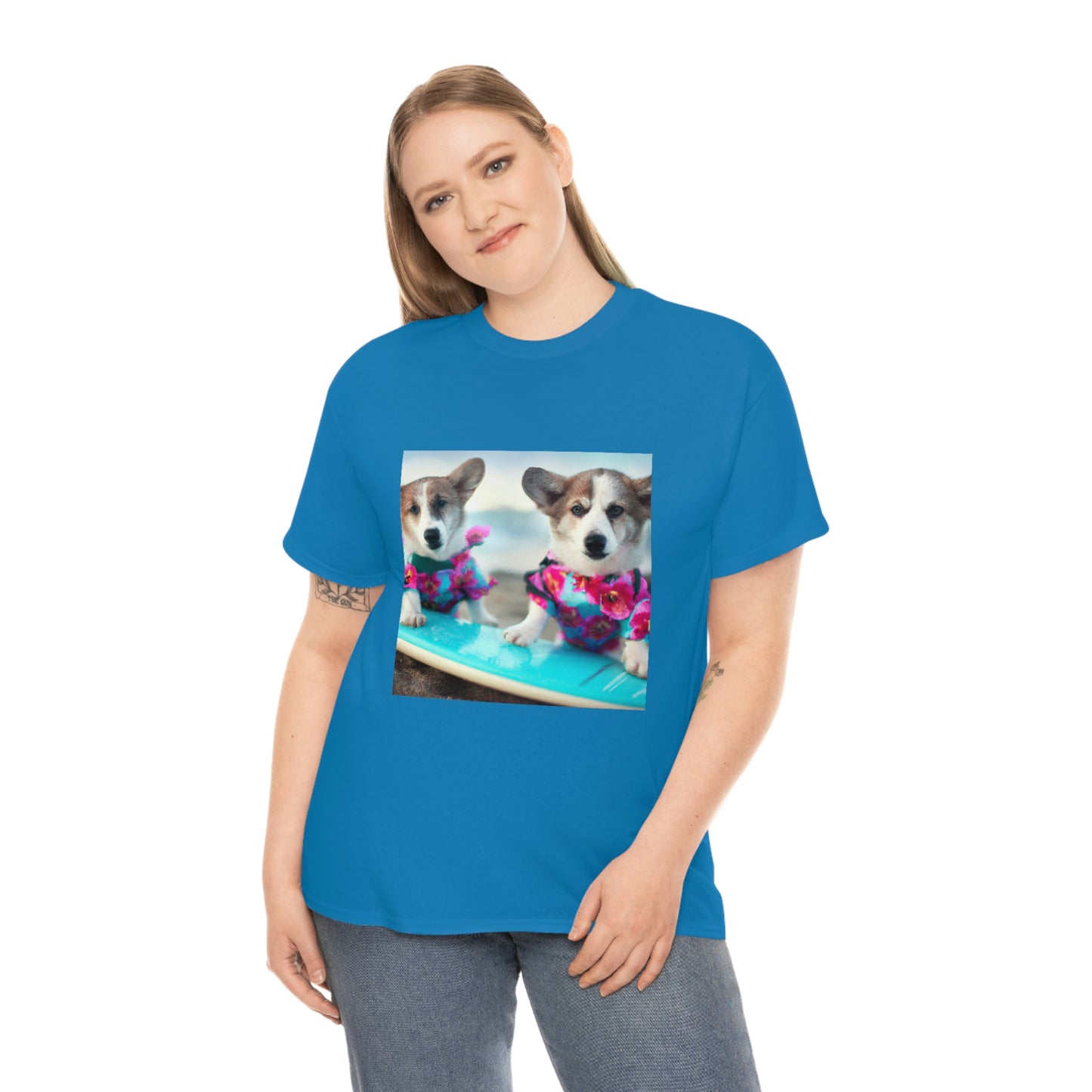 Surfs Up Corgi Tshirt