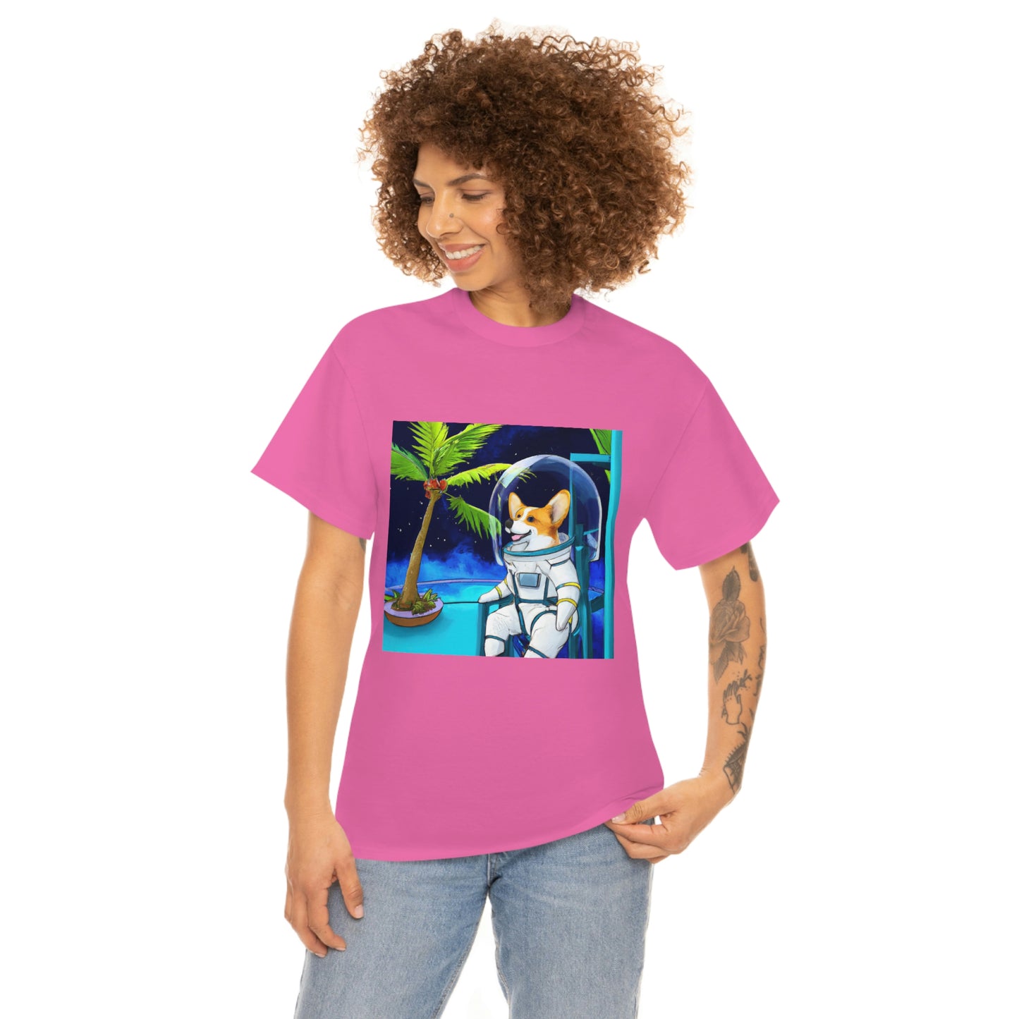 Corgi Spaceman Tshirt