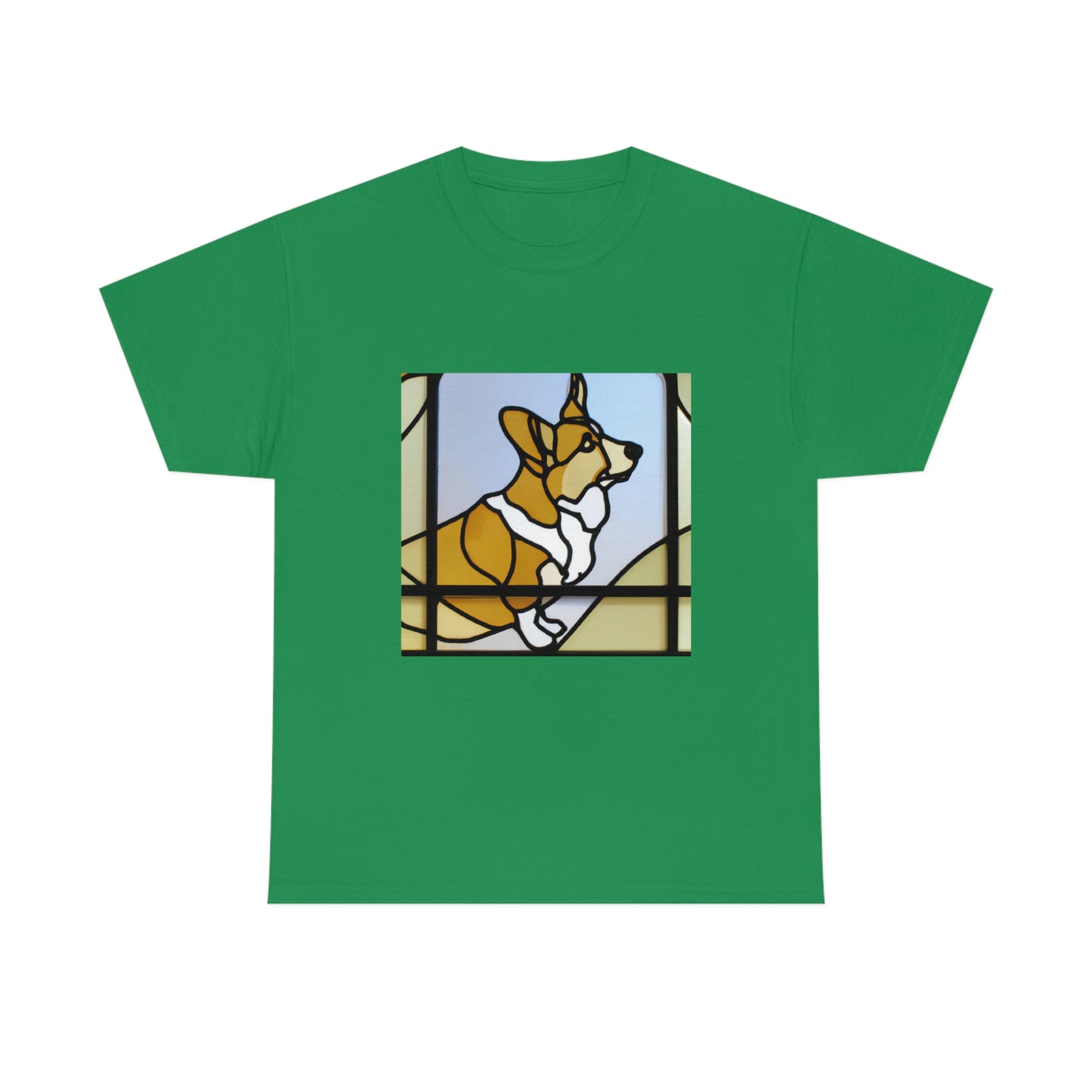 Corgi Stained Glass Tshirt