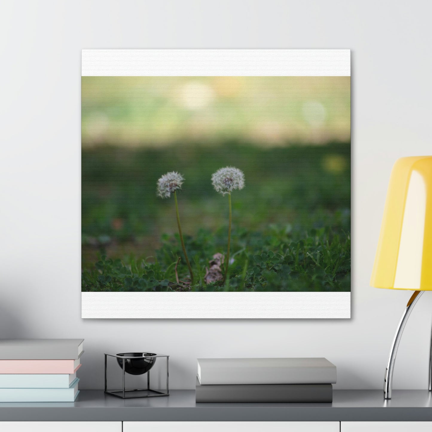 Dandelions Opposing Part 2 Canvas