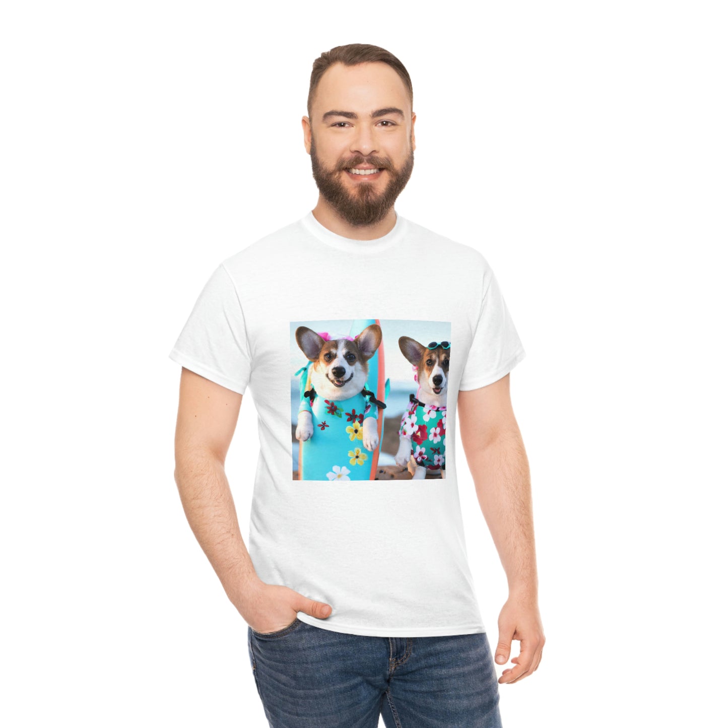 Surf'n USA Corgi Tshirt