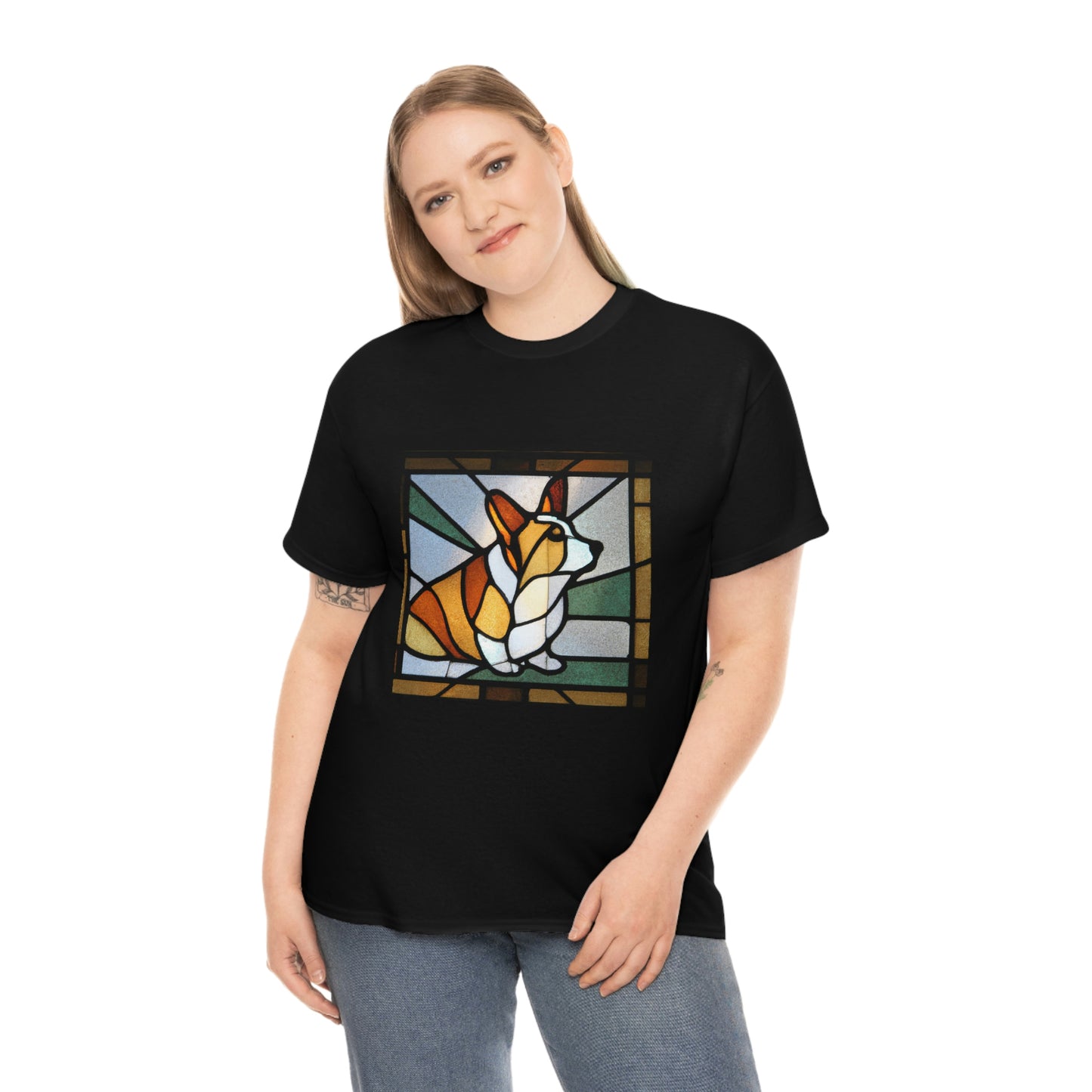 Corgi Stained Glass 3 Tshirt