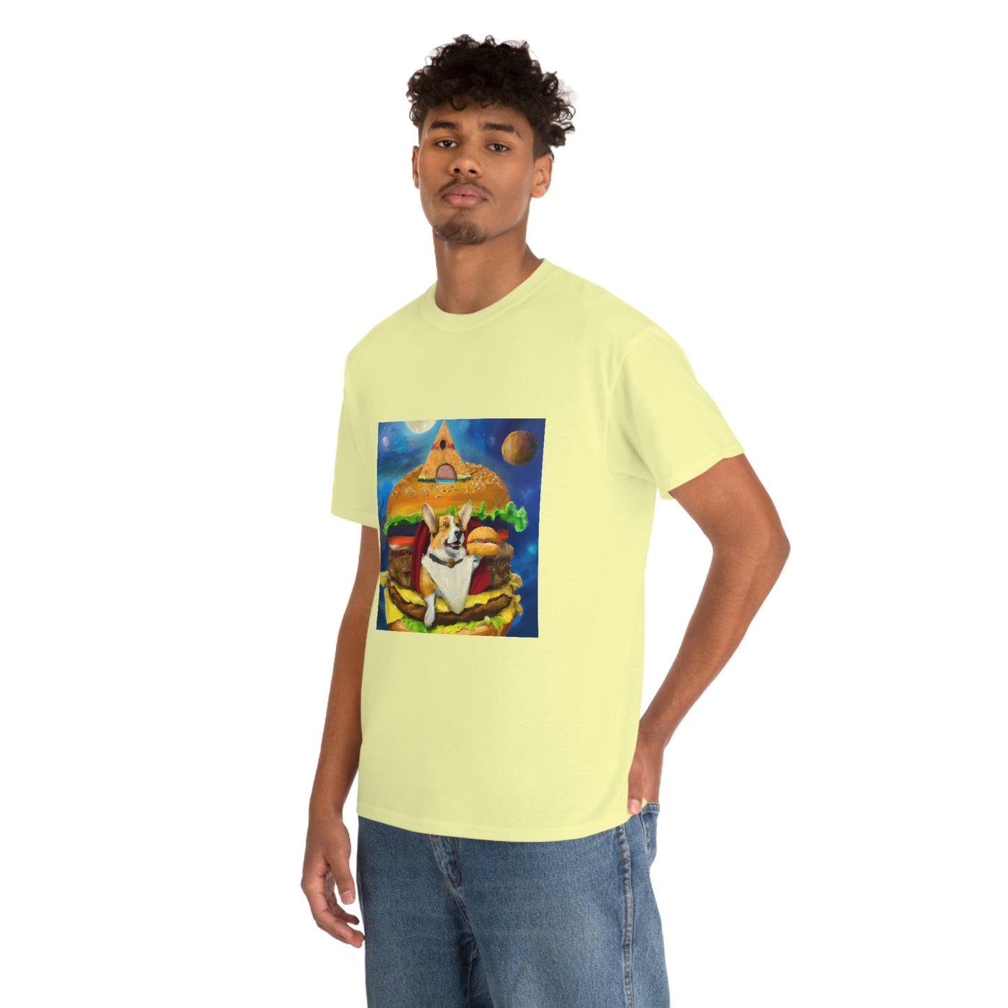 Corgi Burger Psychedelic Tshirt