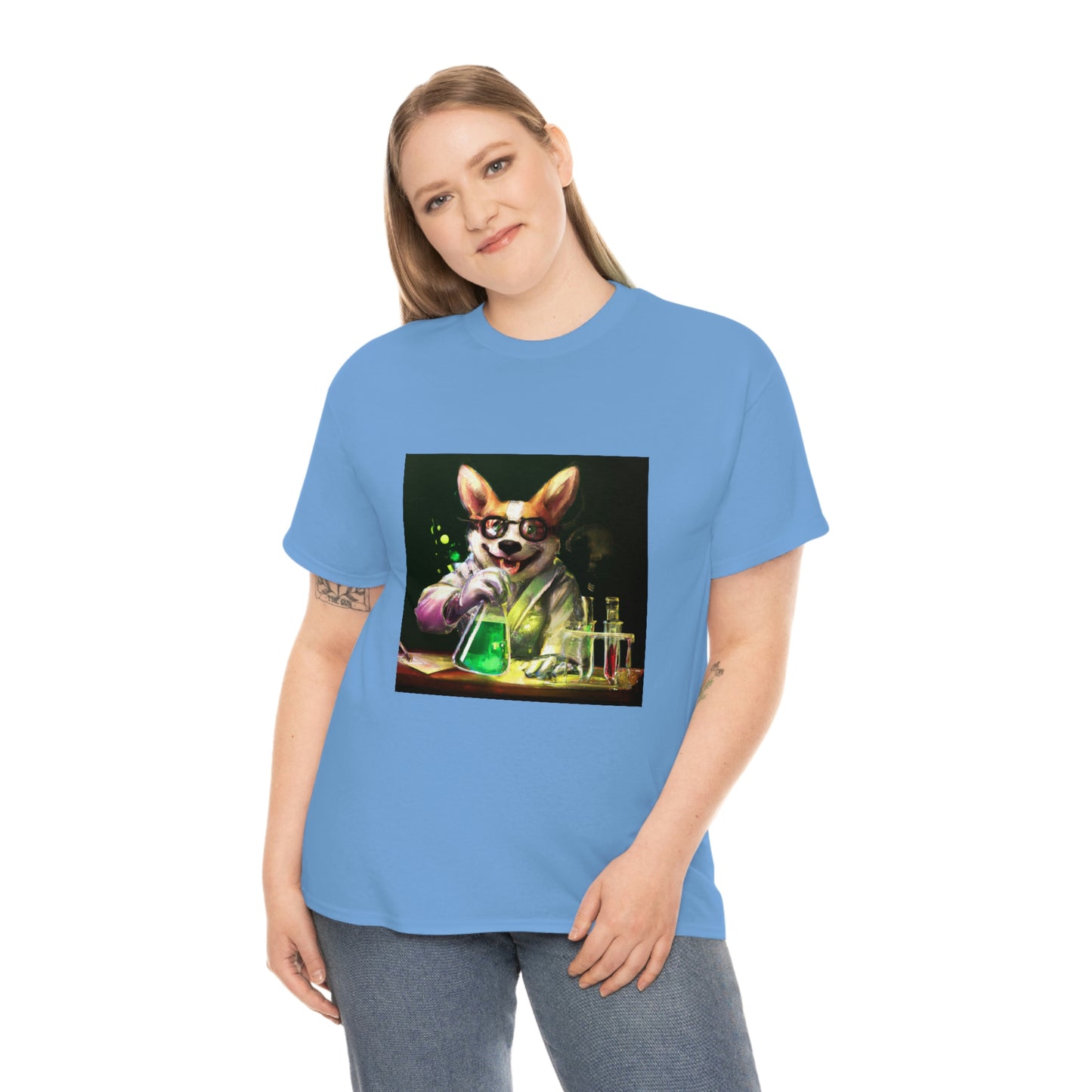 Mad Scientist Corgi Tshirt