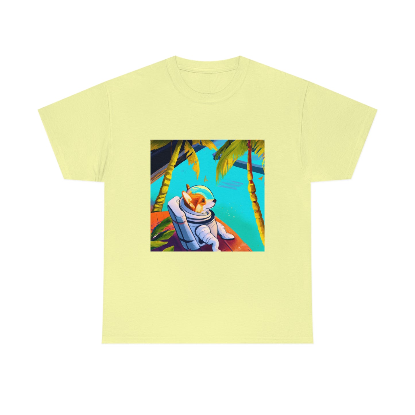 Corgi Spacedog Looking Out Tshirt