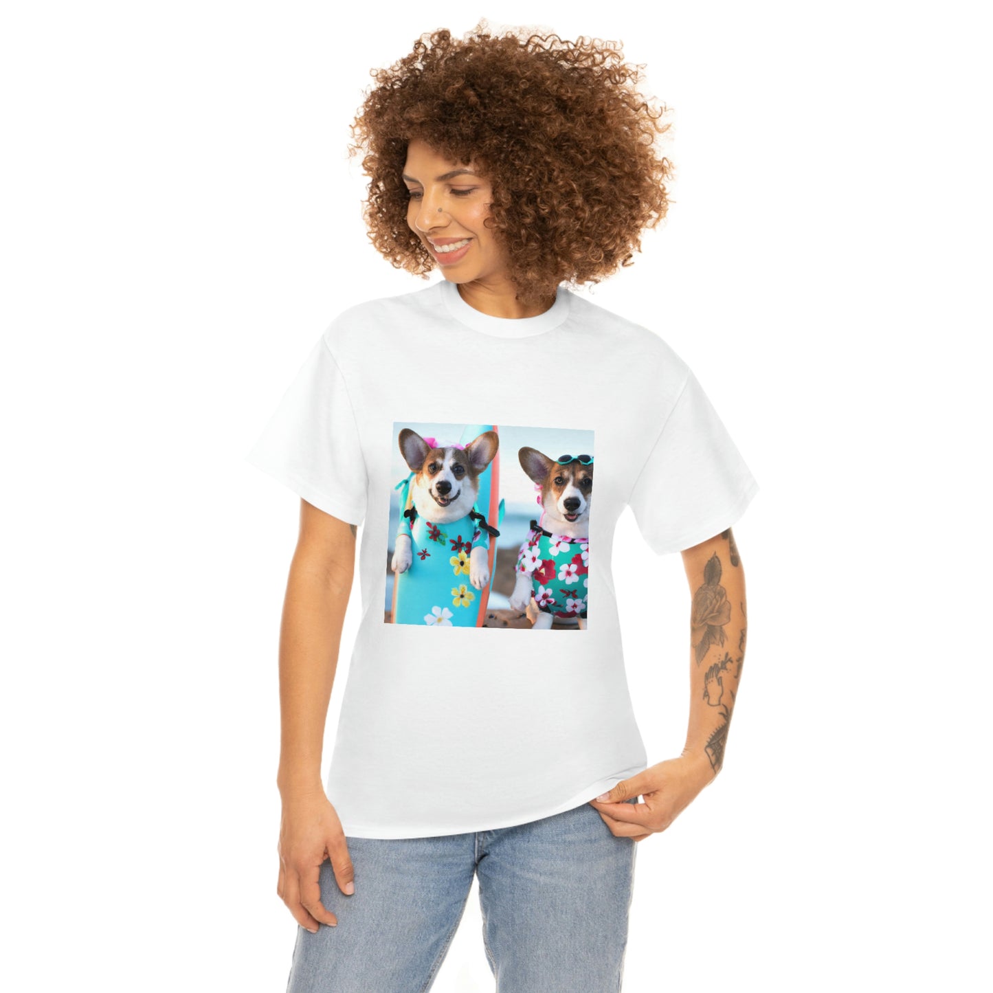 Surf'n USA Corgi Tshirt