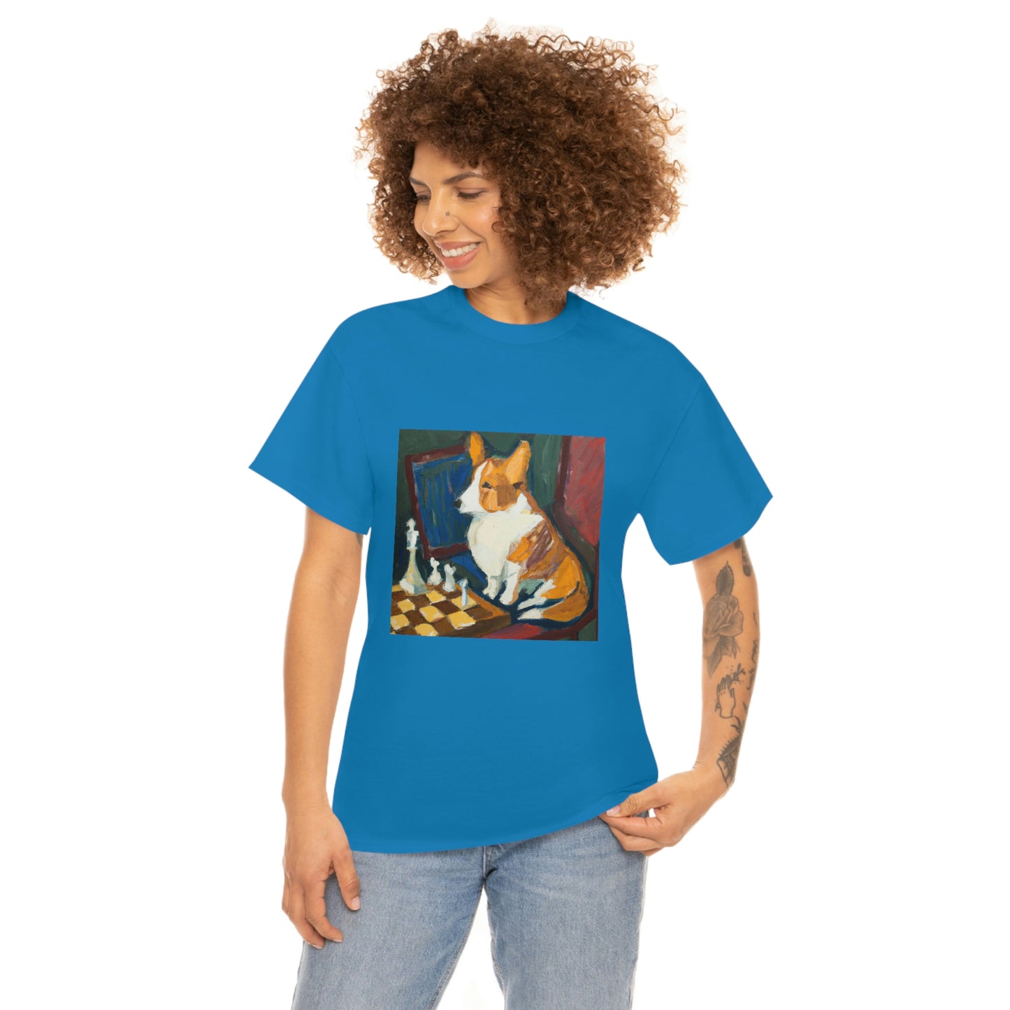 Checkmate in Three Corgi Tshirt