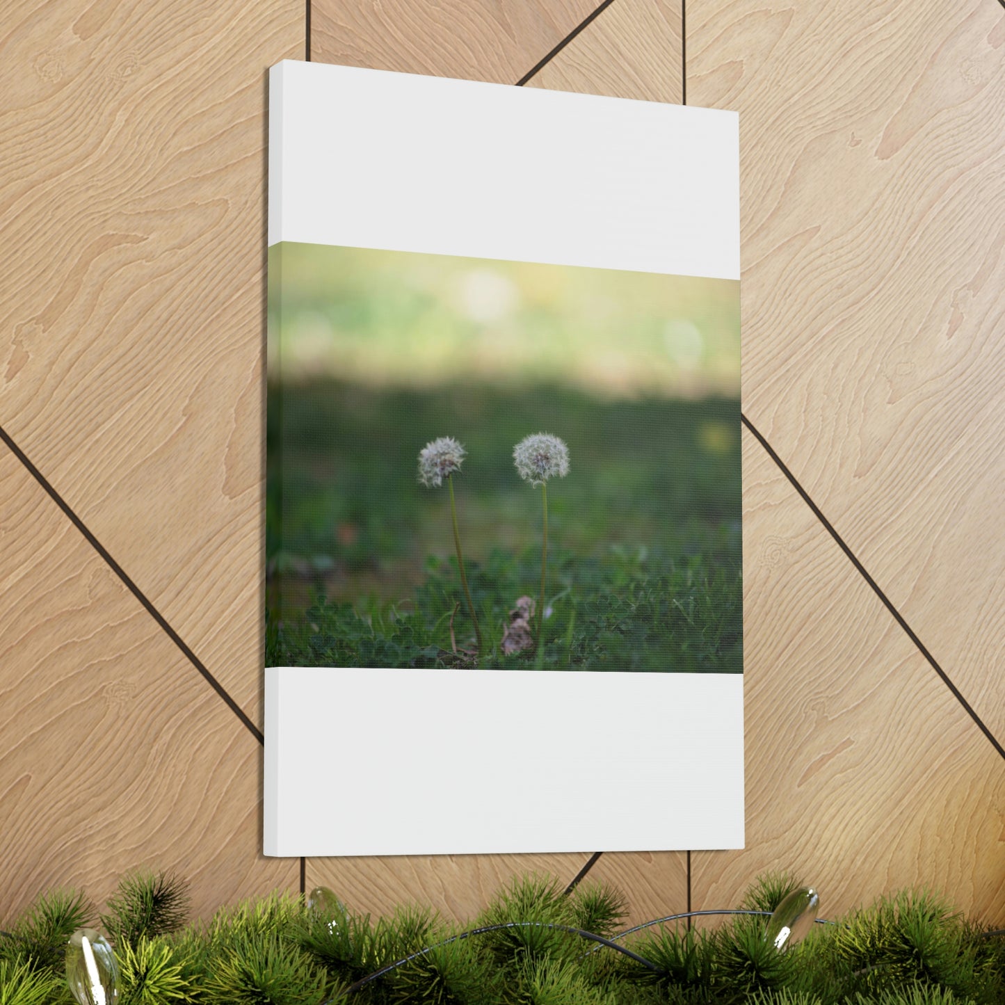 Dandelions Opposing Part 2 Canvas