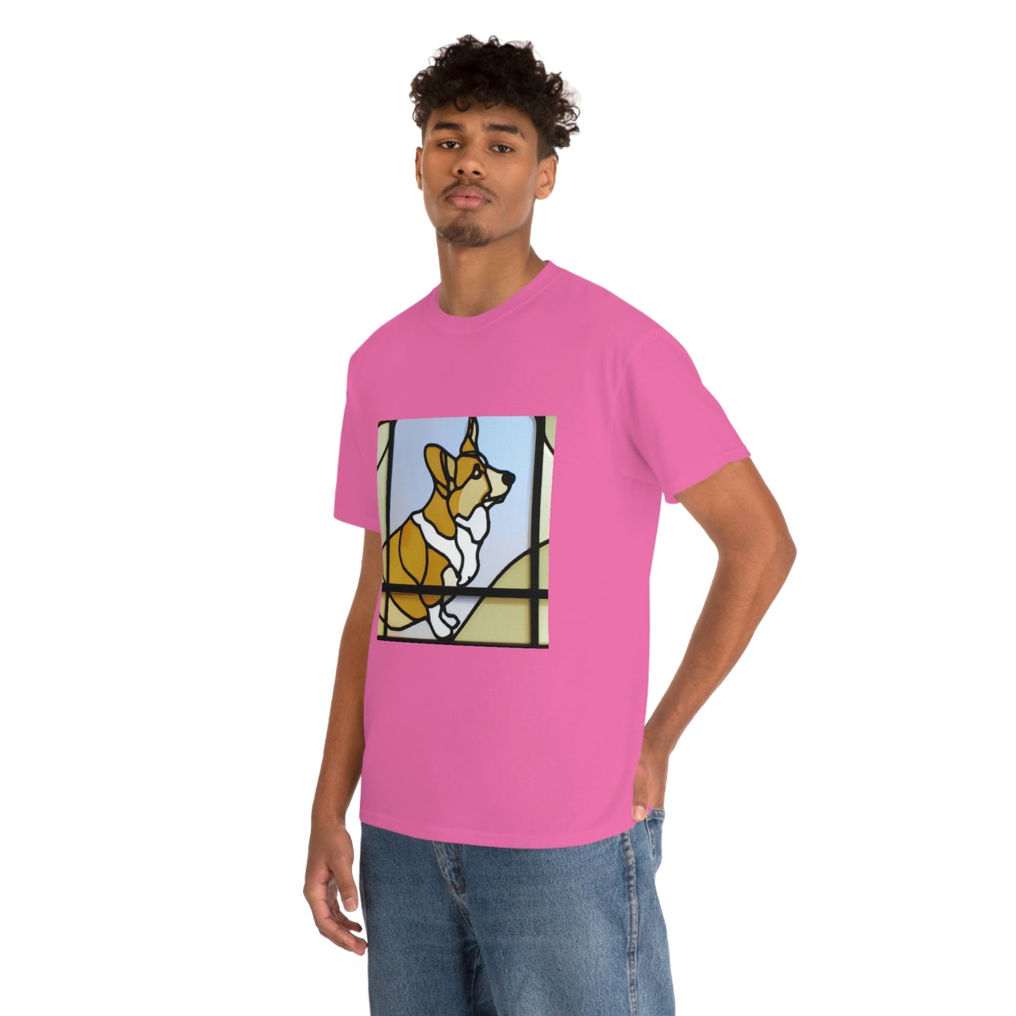 Corgi Stained Glass Tshirt